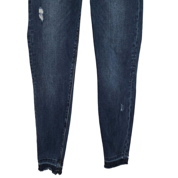 SPANX Distressed Skinny Jean Raw Hem Pull On Legging Women’s Size XS - Picture 4 of 12